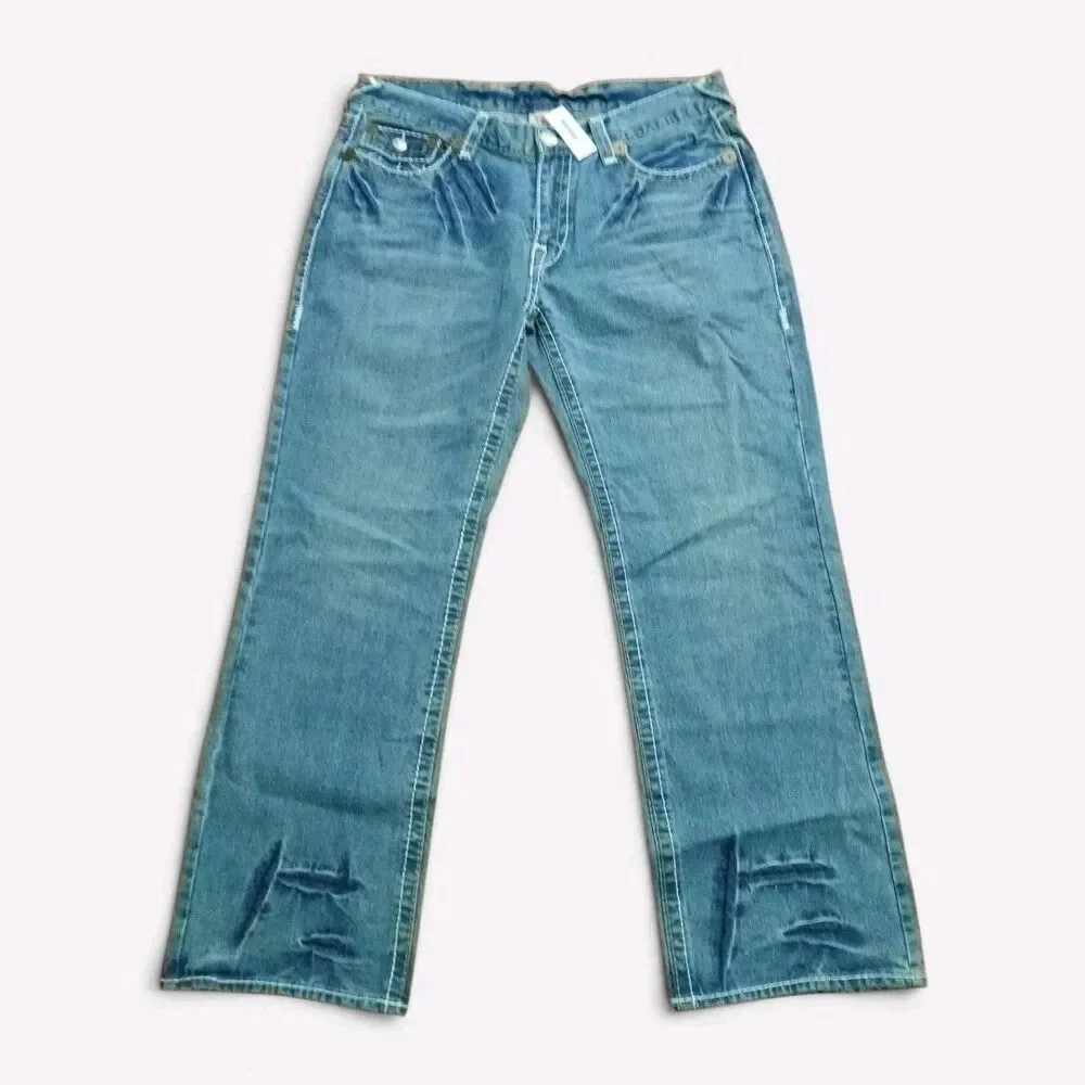 VTG True Religion Billy Super T Bootcut Flap Jeans Size 40 Deadstock USA, $319